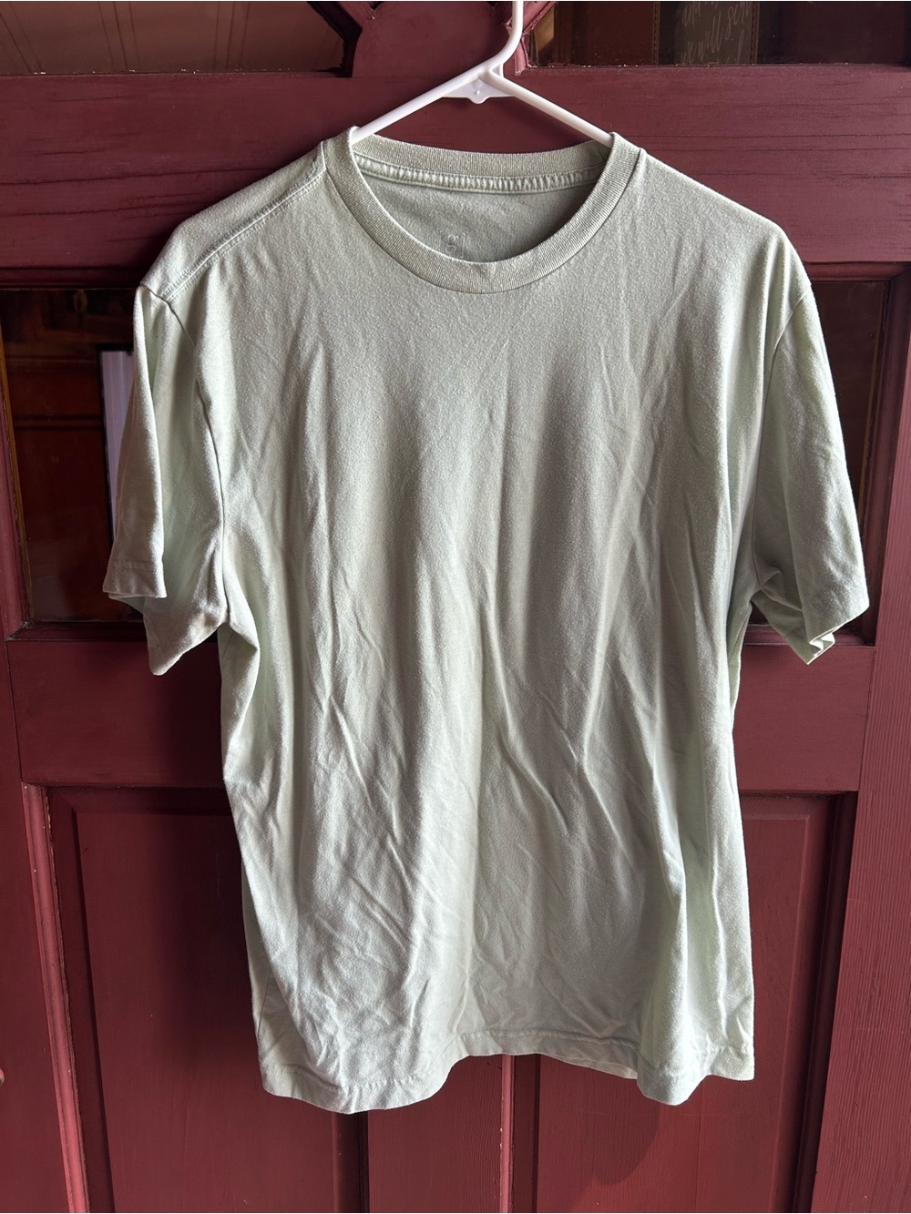 George Short Sleeve Crewneck T-Shirt in Light Sage